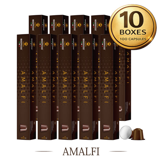MOKAPRESSO/モカプレッソ　カプセルコーヒー AMALFI 10箱（100カプセル）