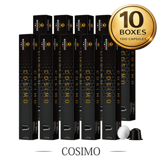 MOKAPRESSO/モカプレッソ　カプセルコーヒー COSIMO 10箱（100カプセル）