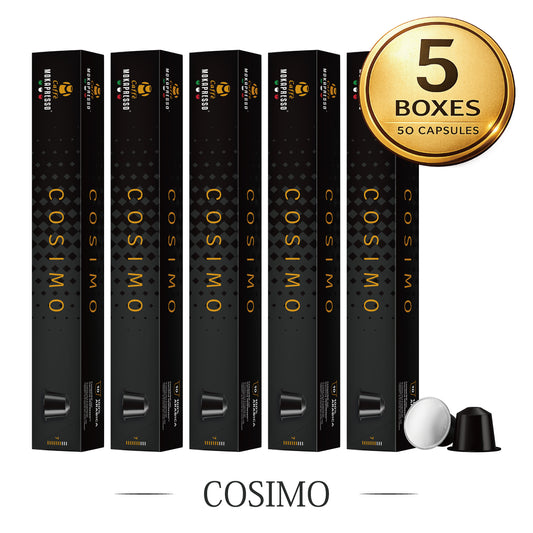 MOKAPRESSO/モカプレッソ　カプセルコーヒー COSIMO 5箱（50カプセル）