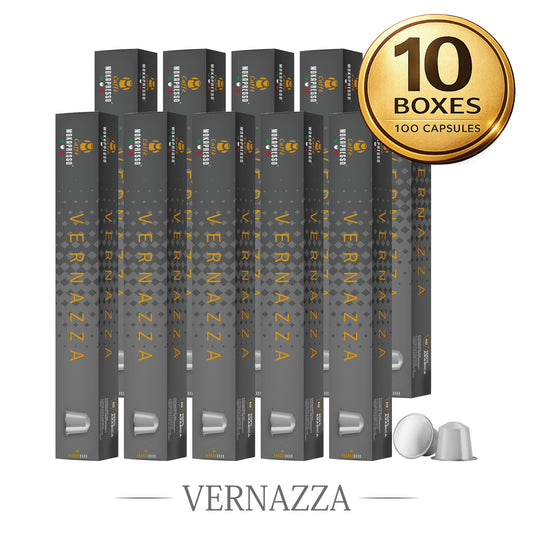 MOKAPRESSO/モカプレッソ　カプセルコーヒー VERNAZZA 10箱（100カプセル）