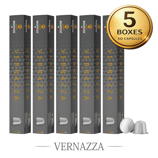 MOKAPRESSO/モカプレッソ　カプセルコーヒー VERNAZZA 5箱（50カプセル）